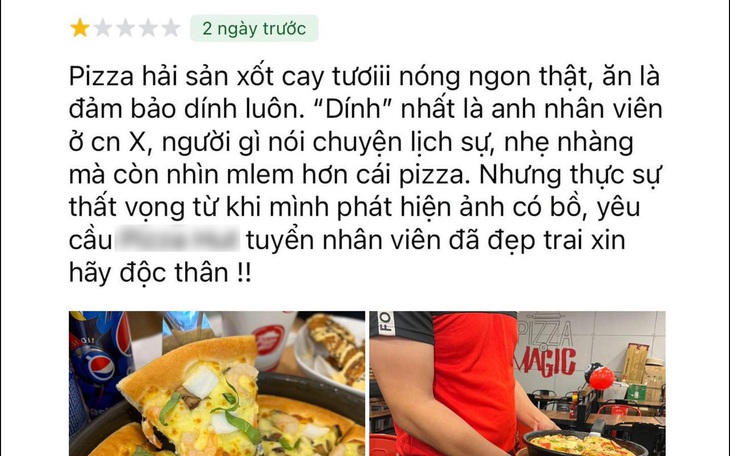 Ảnh vui 3-8: Đánh giá nhà hàng 1 sao vì phát hiện nhân viên có bồ