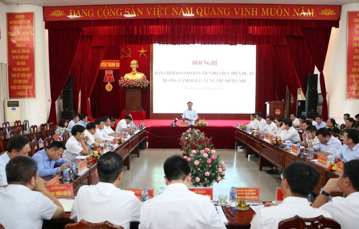 Toàn cảnh buổi làm việc ngày 3-8 - Ảnh: NGUYỄN THÀNH