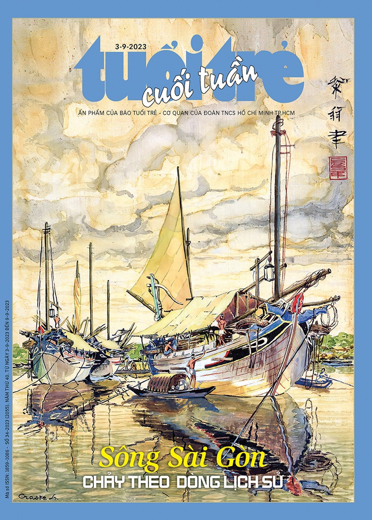 Tuổi Trẻ Cuối Tuần số 34-2023: &quot;Sông Sài Gòn chảy theo dòng lịch sử&quot; - Ảnh 1.