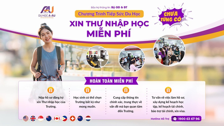 Chương trình tiếp sức du học: ‘Xin thư nhập học miễn phí’ - Ảnh 1.