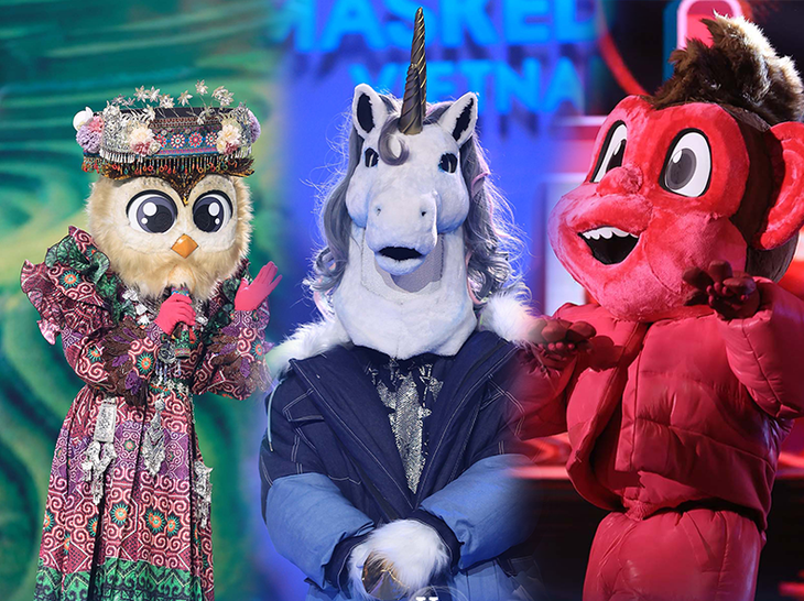 Ở The masked singer Vietnam mùa 2, số lượng mascot lên đến hơn 20 nhân vật