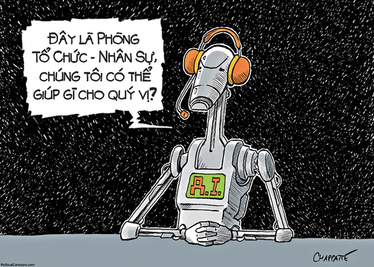 Gõ cửa tìm việc ngày càng khó… - tranh của họa sĩ Thụy Sĩ Patrick Chappatte.