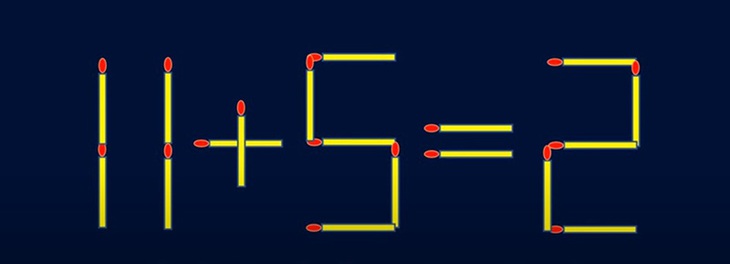 Thử tài IQ: Di chuyển một que diêm để 3+4=4+1 thành phép tính đúng - Ảnh 7. Thử tài IQ: Di chuyển một que diêm để 3+4=4+1 thành phép tính đúng - Ảnh 7.