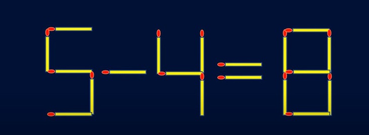 Thử tài IQ: Di chuyển một que diêm để 8+7=8+3 thành phép tính đúng - Ảnh 7. Thử tài IQ: Di chuyển một que diêm để 8+7=8+3 thành phép tính đúng - Ảnh 7.