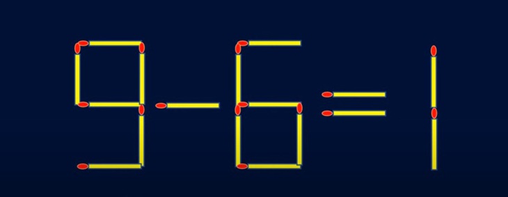 Thử tài IQ: Di chuyển một que diêm để 9-2=9-4 thành phép tính đúng - Ảnh 4. Thử tài IQ: Di chuyển một que diêm để 9-2=9-4 thành phép tính đúng - Ảnh 4.