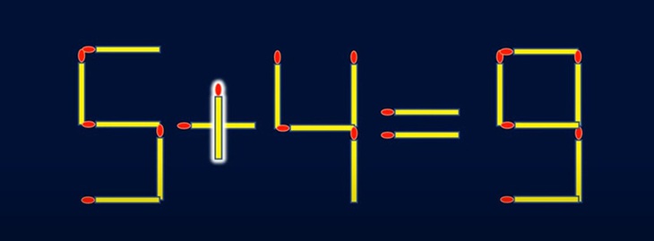 Thử tài IQ: Di chuyển một que diêm để 8+7=8+3 thành phép tính đúng - Ảnh 1.