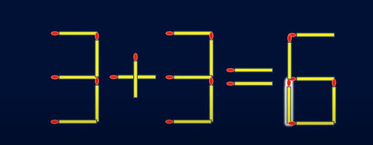 Thử tài IQ: Di chuyển một que diêm để 8-1=4-3 thành phép tính đúng - Ảnh 1.