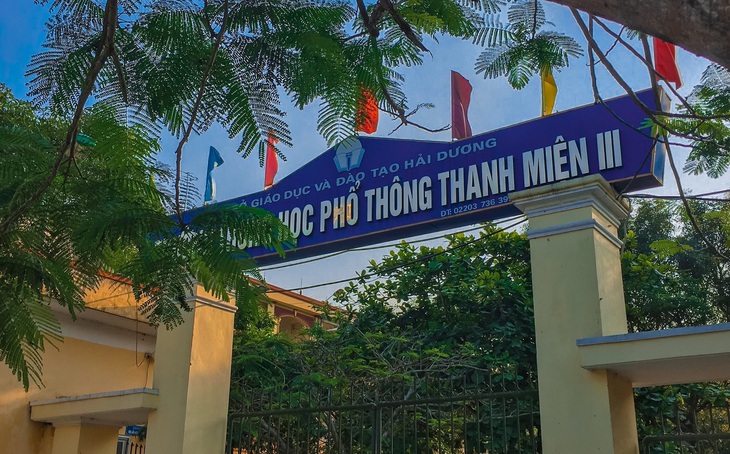 Đại diện nhà trường thừa nhận những sai sót về các nội dung mà giáo viên đã gửi cho phụ huynh và hứa sẽ điều chỉnh - Ảnh: Facebook Trường THPT Thanh Miện III