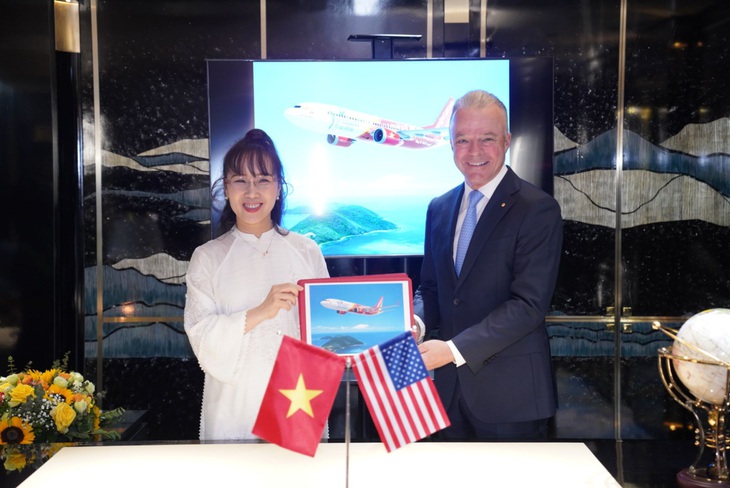 Vietjet và Boeing chốt kế hoạch giao tàu bay - Ảnh 1.