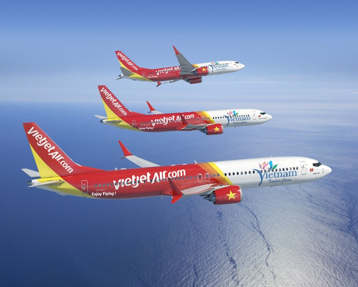 Các dòng tàu bay của Boeing sản xuất và cung cấp cho Vietjet