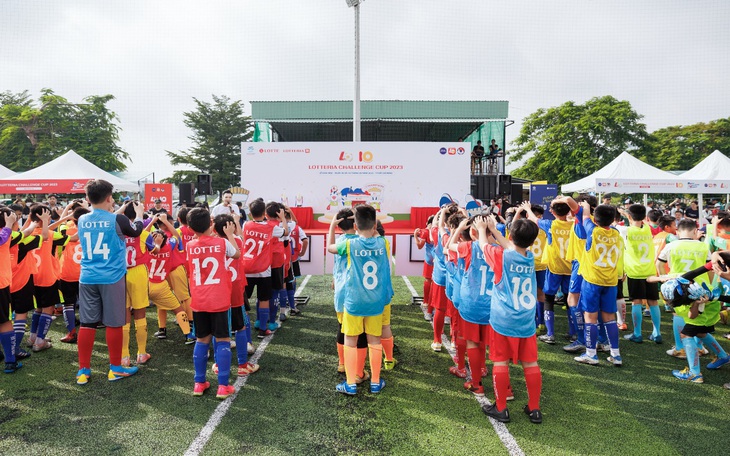 Chính thức khởi tranh giải bóng đá thiếu nhi toàn quốc - Lotteria Challenge Cup 2023