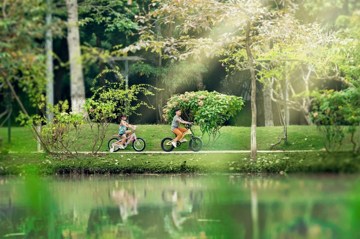 Không gian sống xanh tại KĐT Ecopark