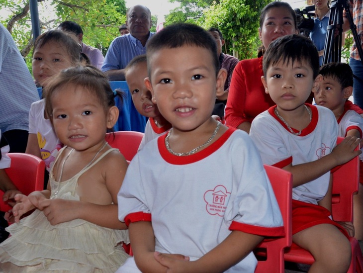 Có điểm trường tiểu học, những đứa trẻ trên đảo Cồn Cỏ sẽ không phải xa bố mẹ vào đất liền sớm để được đi học - Ảnh: L.M