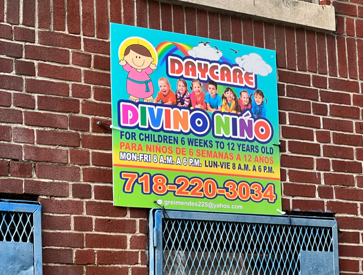 Vụ việc xảy ra tại nhà trẻ Divino Nino ở quận Bronx, thành phố New York, Mỹ - Ảnh: PETER GERBER