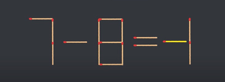 Thử tài IQ: Di chuyển một que diêm để 3-4=7+2 thành phép tính đúng - Ảnh 1.