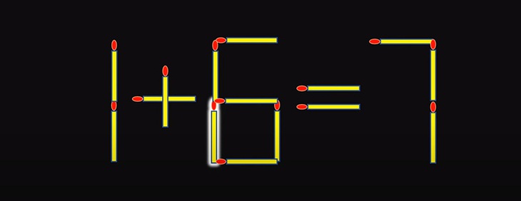 Thử tài IQ: Di chuyển một que diêm để 7-6=8-9 thành phép tính đúng - Ảnh 1.