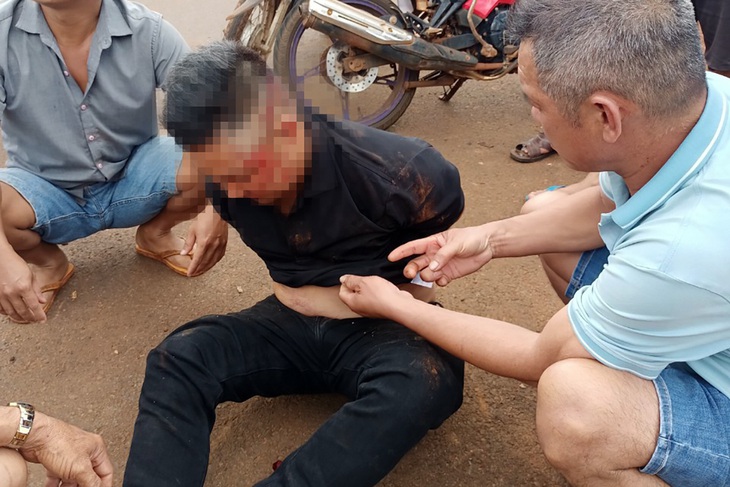 Điều tra vụ ẩu đả có nhiều tiếng súng, 3 người bị thương - Ảnh 1. Lê Quang Bình, người nổ súng trong vụ ẩu đả - Ảnh: Công an cung cấp