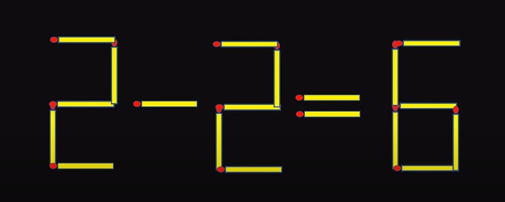 Thử tài IQ: Di chuyển hai que diêm để 4+4=1 thành phép tính đúng - Ảnh 7.