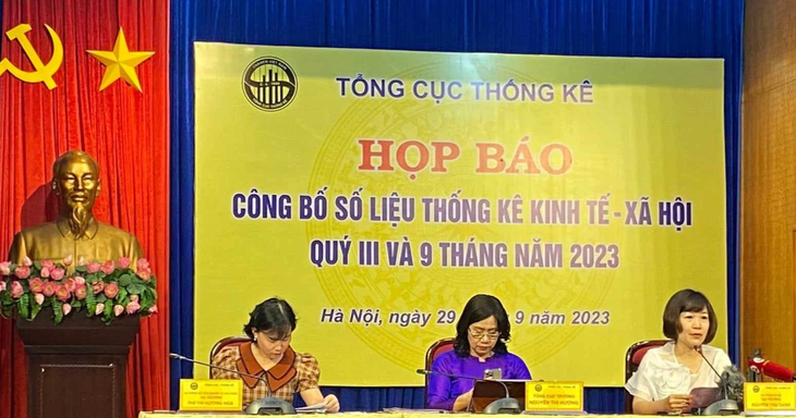 Theo Tổng cục Thống kê, tăng trưởng kinh tế quý 3-2023 tích cực hơn các quý đầu năm - Ảnh: T.T.