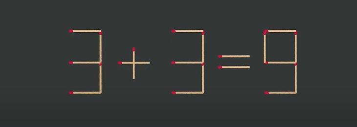 Thử tài IQ: Di chuyển một que diêm để 2+4+1=9 thành phép tính đúng - Ảnh 4. Thử tài IQ: Di chuyển một que diêm để 2+4+1=9 thành phép tính đúng - Ảnh 4.