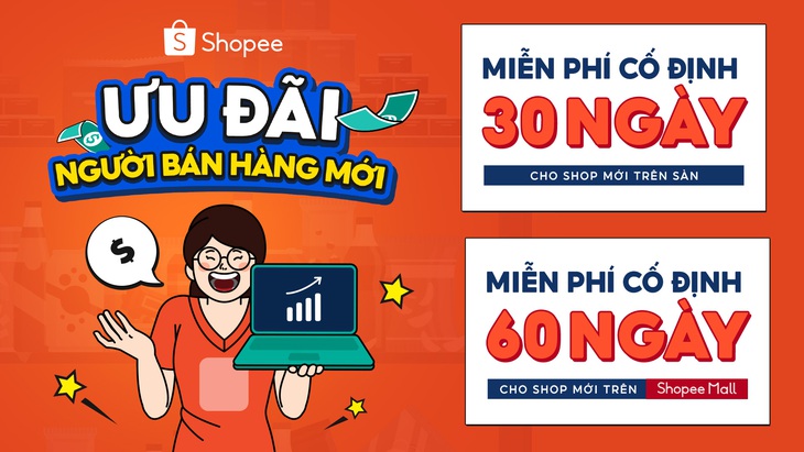 Shopee cập nhật thay đổi về phí bán hàng nhằm hỗ trợ người bán tiềm năng dễ dàng tiếp cận và khởi đầu kinh doanh trên sàn TMĐT