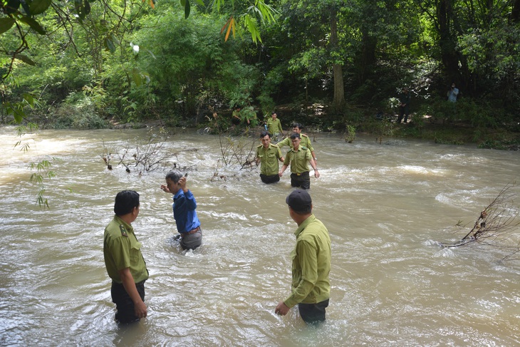 Sông Bà Bích ở xã Mỹ Thạnh, huyện Hàm Thuận Nam, tỉnh Bình Thuận - nơi dự kiến sẽ chặn dòng làm hồ chứa nước Ka Pét - Ảnh: ĐỨC TRONG