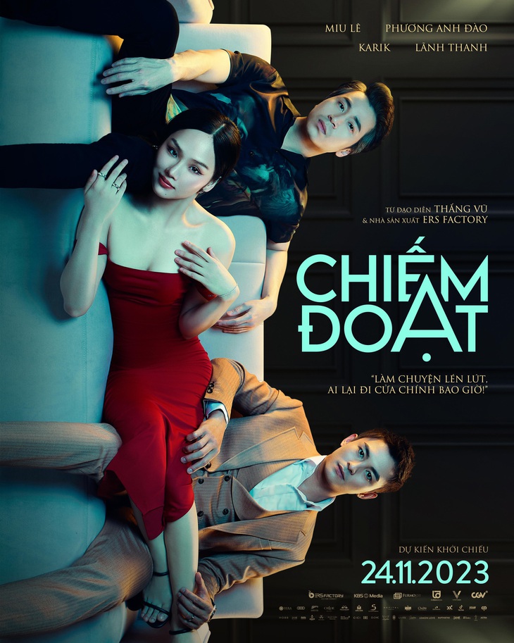 Poster phim Chiếm đoạt gây tò mò cực mạnh cho khán giả.