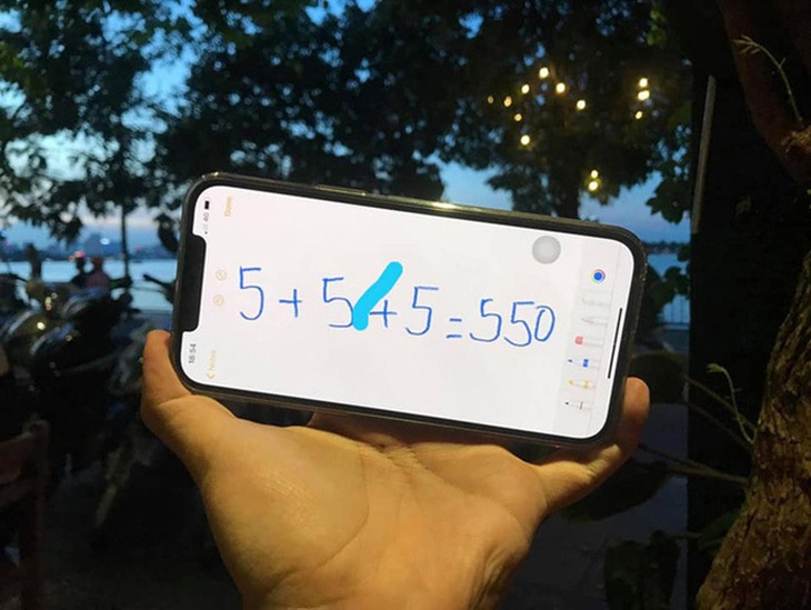5+545=550 hoặc 545+5=550.