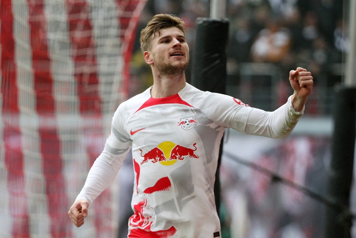 Timo Werner trở lại Giải ngoại hạng Anh trong màu áo Tottenham - Ảnh: REUTERS