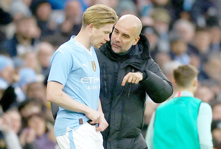 De Bruyne chấn thương suốt nửa mùa giải nhưng Man City vẫn vận hành tốt - Ảnh: REUTERS