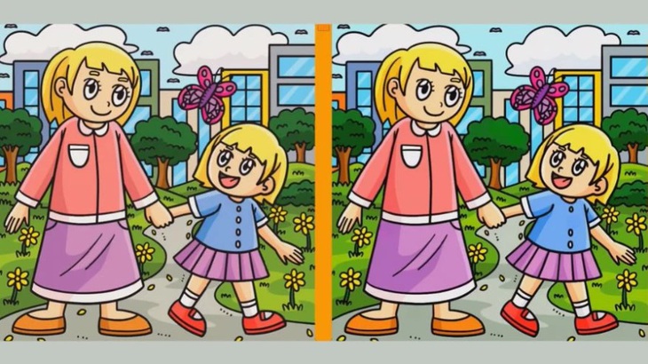 Chỉ thiên tài mới tìm được 6 điểm khác biệt trong 10 giây- Ảnh 1. Chỉ thiên tài mới tìm được 6 điểm khác biệt trong 10 giây- Ảnh 1.