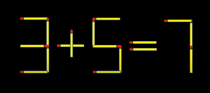 Thử tài IQ: Di chuyển một que diêm để 2+6=2 thành phép tính đúng- Ảnh 3.