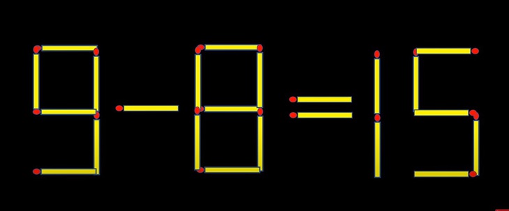 Thử tài IQ: Di chuyển một que diêm để 47+5=8 thành phép tính đúng- Ảnh 5.