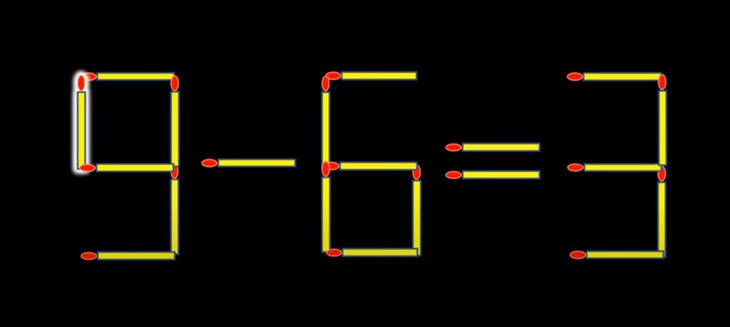 Thử tài IQ: Di chuyển một que diêm để 6x6=19-11 thành phép tính đúng- Ảnh 4.