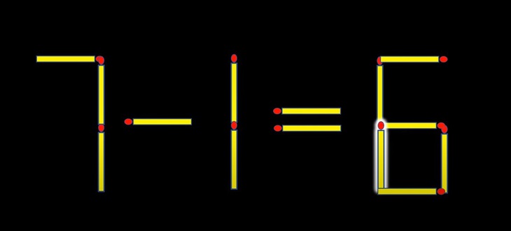 Thử tài IQ: Di chuyển một que diêm để 47+5=8 thành phép tính đúng- Ảnh 4.