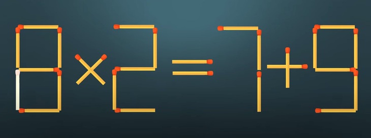 Thử tài IQ: Di chuyển một que diêm để 9x2=7+8 thành phép tính đúng- Ảnh 2.