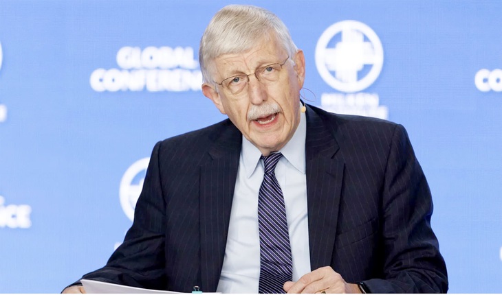 Cựu giám đốc NIH Francis Collins - Ảnh: REUTERS