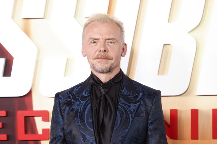 Diễn viên triệu phú Simon Pegg là một trong những người ký thư đề nghị tăng mức thuế tài sản và cảnh báo về tình trạng bất bình đẳng kinh tế gia tăng - Ảnh: UPI