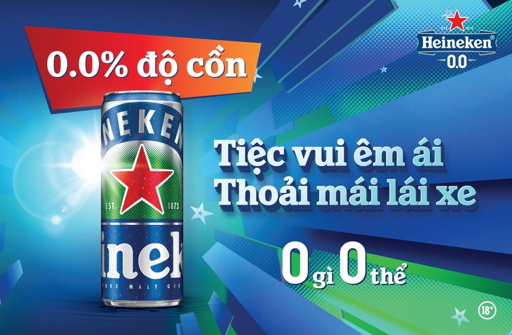 Trải nghiệm 'tiệc vui êm ái' dịp Tết- Ảnh 1. Heineken 0.0 mang đến thông điệp "Tiệc vui êm ái, Thoải mái lái xe" vào mùa lễ hội