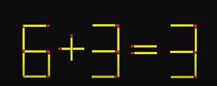 Thử tài IQ: Di chuyển một que diêm để 9-1+6=8 thành phép tính đúng- Ảnh 3.