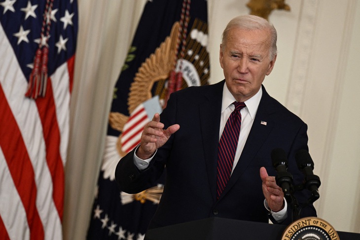 Tổng thống Mỹ Joe Biden đã có cuộc điện đàm với Thủ tướng Israel Benjamin Netanyahu sau nhiều tuần vào ngày 19-1 - Ảnh: AFP