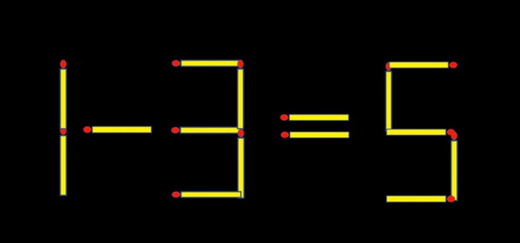 Thử tài IQ: Di chuyển một que diêm để 11+11=60 thành phép tính đúng- Ảnh 3.