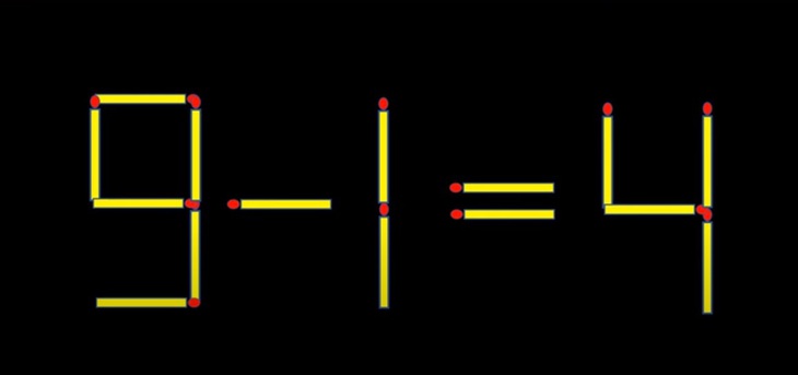 Thử tài IQ: Di chuyển một que diêm để 3-9=3 thành phép tính đúng- Ảnh 3.
