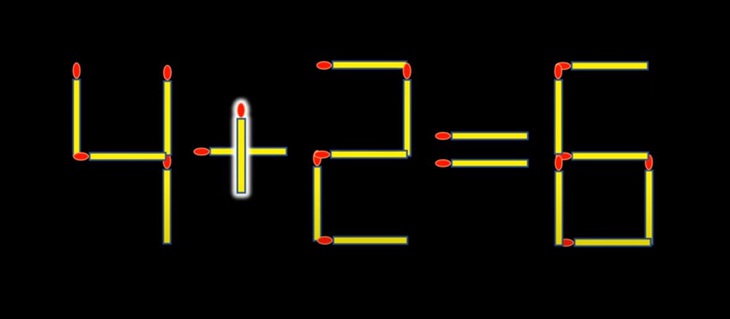 Thử tài IQ: Di chuyển một que diêm để 9+10=1 thành phép tính đúng- Ảnh 4.