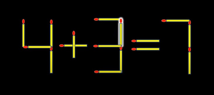 Thử tài IQ: Di chuyển một que diêm để 9+10=1 thành phép tính đúng- Ảnh 6.