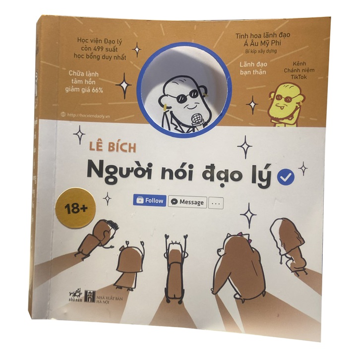 Cuốn sách Người nói đạo lý thường khá giả của Lê Bích - Ảnh: T.ĐIỂU