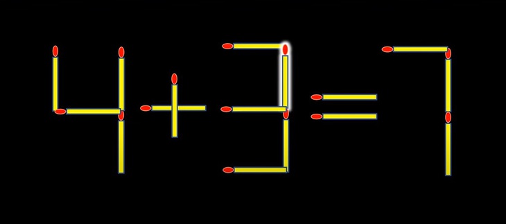 Thử tài IQ: Di chuyển một que diêm để 25/3=76 thành phép tính đúng- Ảnh 7.