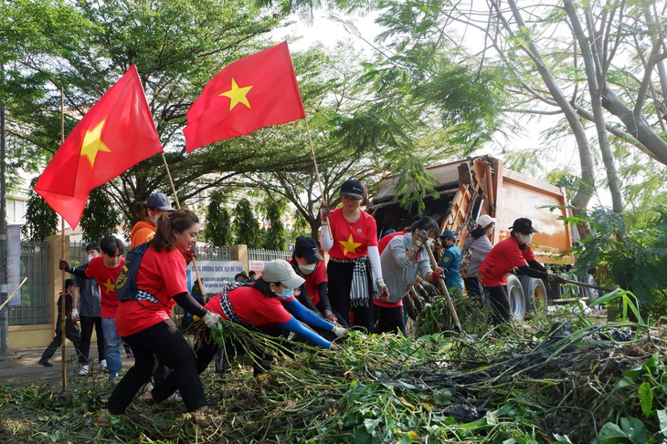 Chủ đề năm 2024 Năm thanh niên tình nguyện - Ảnh: K.ANH