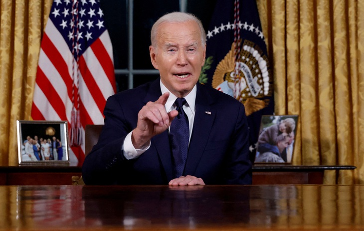 Tổng thống Mỹ Joe Biden - Ảnh: REUTERS