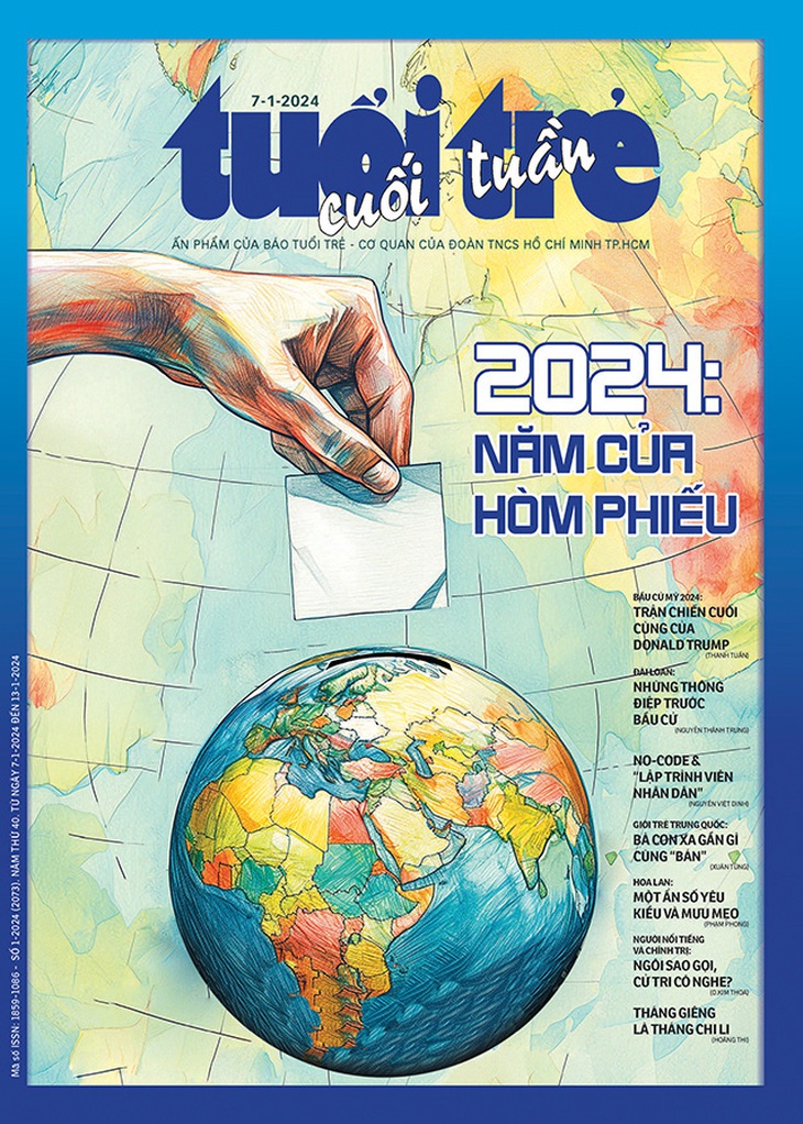 Tuổi Trẻ Cuối Tuần số 1-2024: ‘2024: Năm của hòm phiếu'- Ảnh 1.